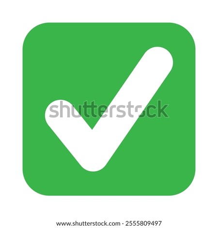 done icon vector. done sign on white background. illustration concept