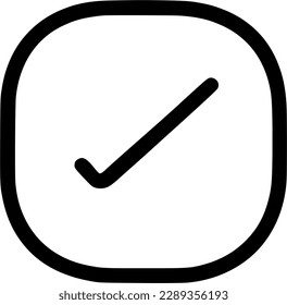 Done icon vector symbol design illustration