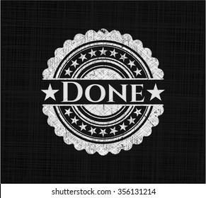Done on blackboard