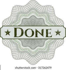 Done rosette