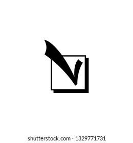 done sign icon vector. done sign sign on white background. done sign icon for web and app