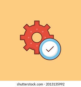 done vector flat color icon