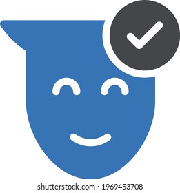 done vector glyph glyph icon