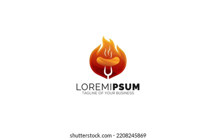 Doner kebab logo templates. Vector creative labels for Turkish and Arabian fast food 

restaurant.