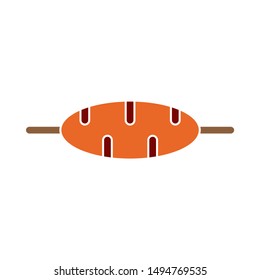 doner-kebab icon. flat illustration of doner-kebab - vector icon. doner-kebab sign symbol