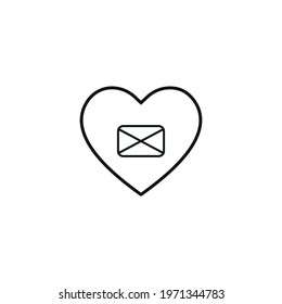 Donete line icon. Simple style donation poster background symbol. Logo design element. T-shirt printing. Vector for sticker.