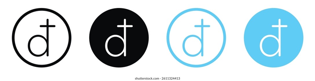 Dong icon collection. vector illustration set