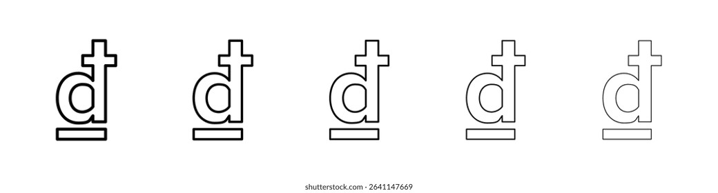 Dong icon concept. graphic design, logo, Web, UI.