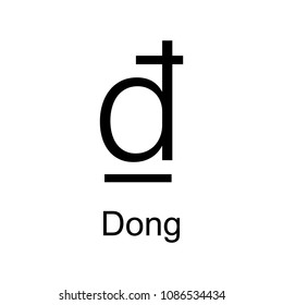 dong icon. Element of currency for mobile concept and web apps. Detailed dong icon can be used for web and mobile. Premium icon on white background