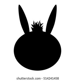 donkey animal icon image 