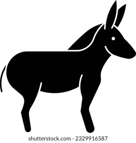 donkey burro horse animal wild Glyph