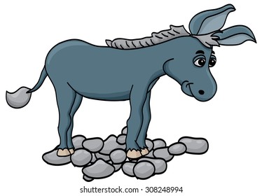 donkey cartoon