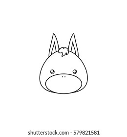 donkey Drawing Face