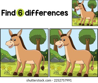 Donkey Farm Find The Differences