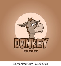 Donkey illustration character