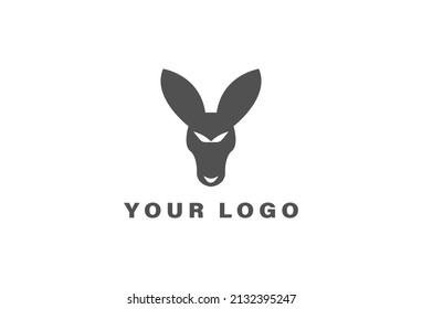 Donkey logo - design template 