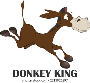 donkey logo design vector template .eps.