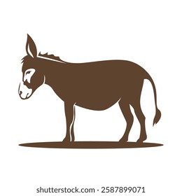 Donkey logo icon design template