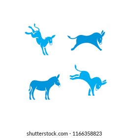 Donkey Logo Icon Designs