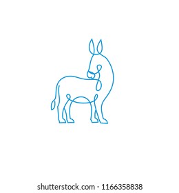 Donkey Logo Icon Designs