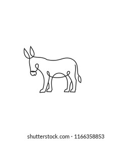 donkey logo icon designs