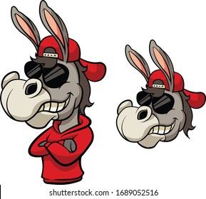 Donkey Mascots perfect for logo or anythings else