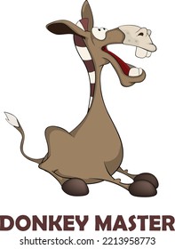 donkey master logo vector design.eps
