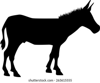 Donkey silhouette