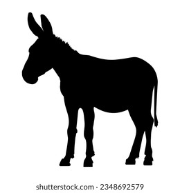 Símbolo de burro. Ilustración del vector