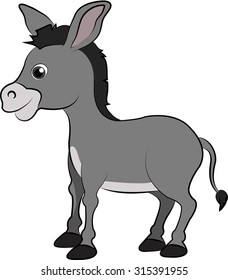 Donkey Vector Illustration