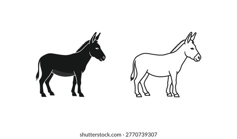 Donkey vs Mule: Key Differences Explained Vector