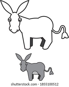 A Donkey's Looking at You