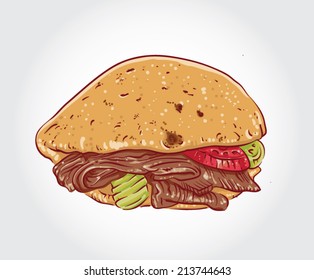 Donner Kebab Sandwich