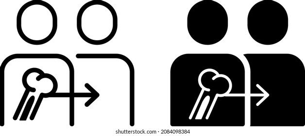 Donor Organ, Bone Marrow Icon , Vector Illustration