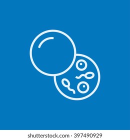 Donor Sperm Line Icon.