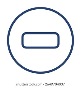 Donot enter icon flat illustration outline logo