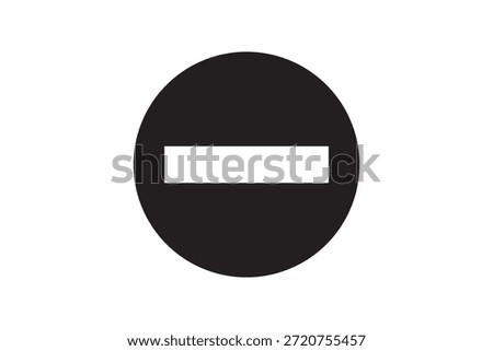 do-not-disturb icon button, Do Not Disturb Logo icon.