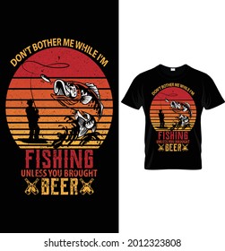 Don't bother me while i'm fishing unless you brought beer