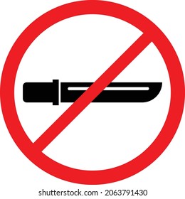 dont bring weapon sign vector