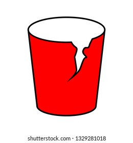 Don't crack the glass close to the children