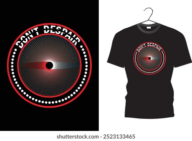 No te desesperes, Diseño gráfico de camiseta 