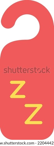 Dont disturb icon, logo or symbol