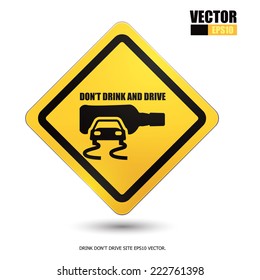 Don't Drink And Drive EPS10 Vector