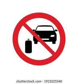 Don't Drink And Drive  Icon. Prohibited Drink While Driving Icon