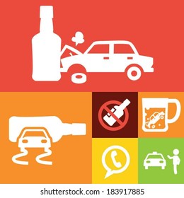 Don't Drink And Drive Symbols