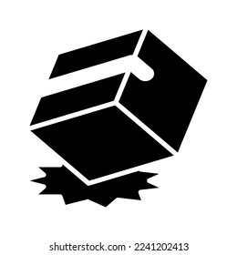 dont drop icon flat trendy popular simple