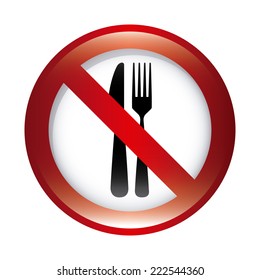 dont food graphic design , vector illustration