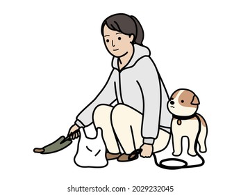Vergiss nicht, nach deinem Hund aufzuräumen