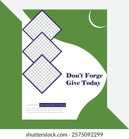 Don't Forget Give Today Flyer Design