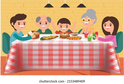 Don't forget to go home and have dinner with your family.
